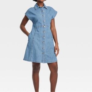Women's Denim Flouncy Dress - Universal Thread Size Small..